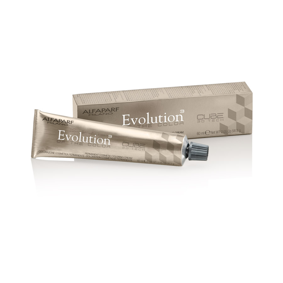 EVOLUTION OF THE COLOR³ CUBE 3D TECH PERMANENT COLORING CREAM 60ML - 6.66I DARK INTENSE RED BLONDE